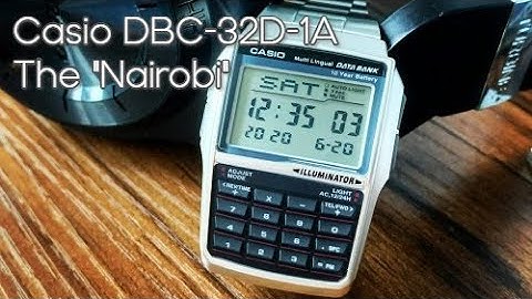 Casio Calculator Watch DBC-32D-1A - The "Nairobi", geek watch FTW