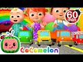 The car color song  cocomelon  moonbug kids  color time
