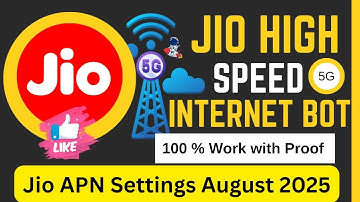 Jio 5G APN Settings 2025 – Superfast Internet & Network Fix! 😲 | Jio Net Speed Tamil #jio #APN