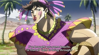 Jojo's Bizarre Adventure (2012) Joseph Joestar Cross-dressing