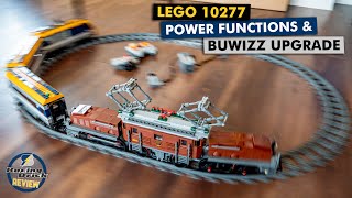 LEGO 10277 Crocodile Locomotive Power Functions & BuWizz upgrade