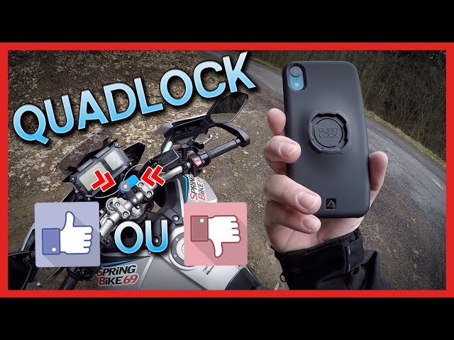 SUPPORT TÉLÉPHONE QUADLOCK - SURCOTÉ OU RÉEL BON PRODUIT ? 