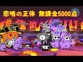 悲鳴の正体 無課金5000点以上 みんなでにゃんこ大戦争