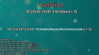 Mejillion To Multillion End Of Real Illions? - Part 8