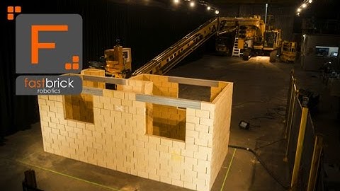 Fastbrick Robotics: Hadrian 105 Time Lapse