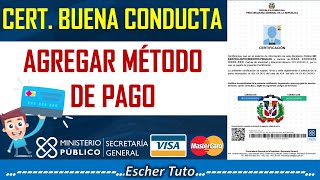 Como AGREGAR METODO DE PAGO (Tarjeta Bancaria) | Papel Buena Conducta | PGR - RD screenshot 3