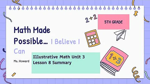 Illustrative Math Grade 5 Unit 3 Lesson 8 Multiply Mixed Numbers by Mixed Numbers Step-by-Step