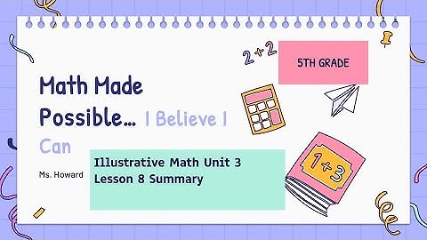 Illustrative Math Grade 5 Unit 3 Lesson 8 Multiply Mixed Numbers by Mixed Numbers Step-by-Step