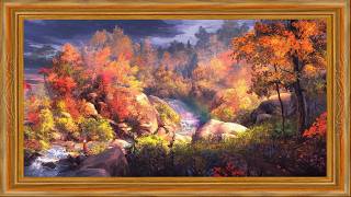 4K Autumn Waterfall Painting — Living Picture Frame TV Art screenshot 2