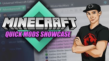 Universal Minecraft Editor - All Quick Mods Showcase & Tutorial!