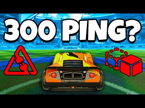 Freestyling on the LAGGIEST servers in Rocket League