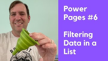 [Power Pages Tutorial #6] Filtering Data in a Power Page List