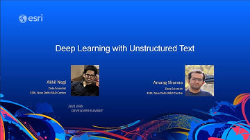 Deep Learning with Unstructured Text