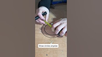 Draw a circle ⭕️ any size with this method