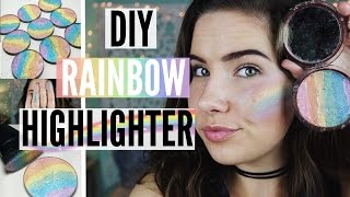 Diy Rainbow Highlighter Prism