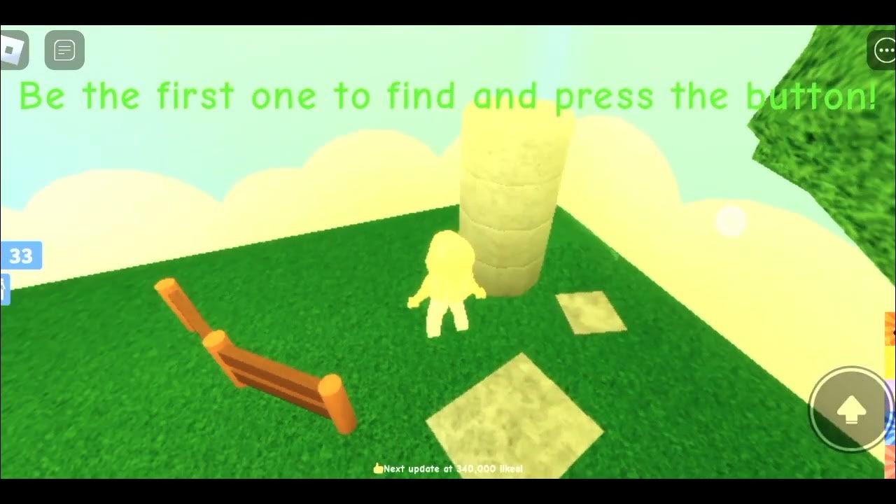 me playing roblox dont press the button roblox YouTube