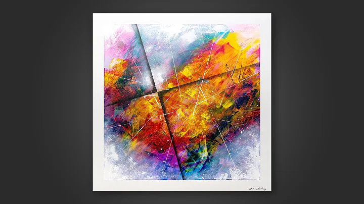Intuitive Abstract Art Painting Demo With Acrylic ...