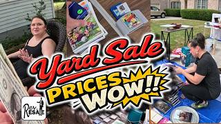 I Can't BELIEVE these YARD SALE Prices!! #resellingcouple #yardsales #itfpodcast