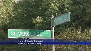 Home intruder stabbed
