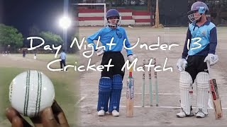 Day Night Under 13 Cricket Match 🏏#ipl #cricket #indiancricketteam