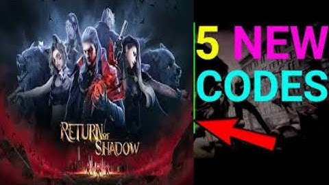 NEW🚨RETURN OF SHADOW GIFT CODE | RETURN OF SHADOW CODES | RETURN OF SHADOW REDEEM CODES.
