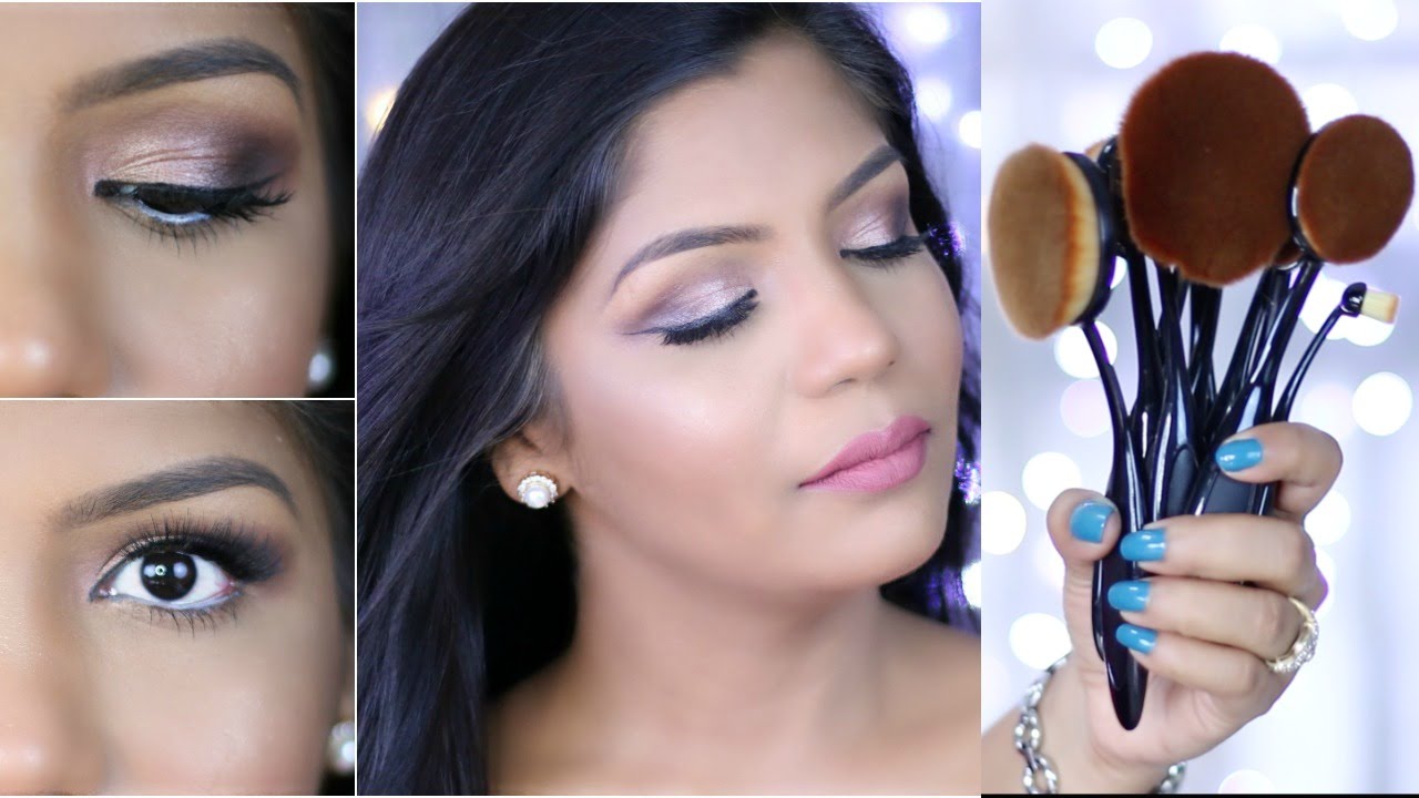 Easy Makeup Tutorial Ft Oval Makeup Brush Set Tried Tested