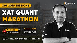XAT 2025 Quants Preparation Live | Tricks, Practice &amp; Strategy to crack XAT in 30 Days