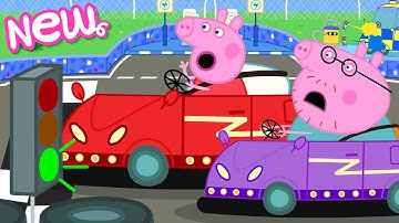 Peppa Pig Tales ⚡️ EPIC Electric Car Race! 🚗 BRAND NEW Peppa Pig Episodes