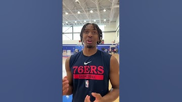 Tyrese Maxey Is Grateful Joel Embiid Is On His Side 🗣 | #shorts