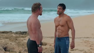 Noah Mills And Bill Dawes Shirtless In Ncis Hawaii 3X03