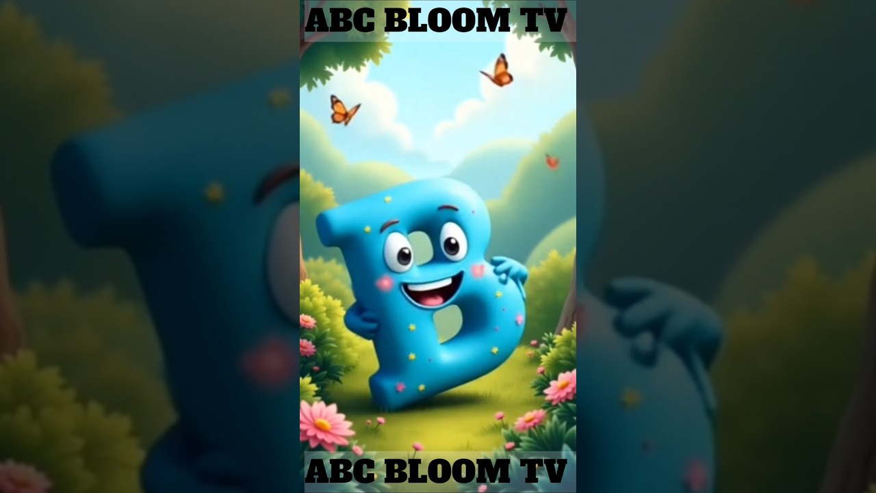 B for Balloon | Cute Letter B & Red Balloon | ABC for Kids