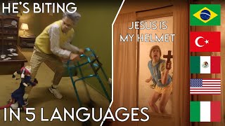 Blitzø VS Grandpa - He's biting & Jesus is my helmet in 5 languages (Not for Kids)