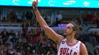 2014.03.09 - Joakim Noah Full Highlights vs Heat - 20 Pts, 12 Reb, 5 Blocks, SICK!