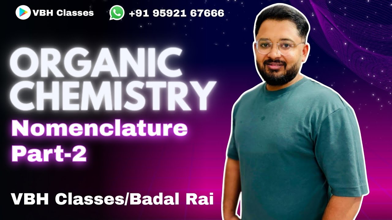 3. Organic nomenclature part 2 - YouTube