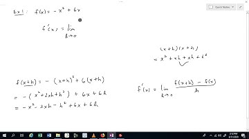 Math 2413 Sec 3.2 (part 1) The Derivative as a Function