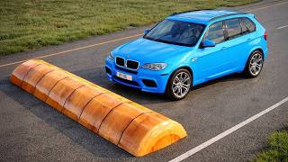Cars vs Unreal Speed Bump Challenge #6 in Beamng Drive! screenshot 1
