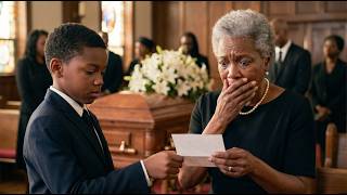 Grandson Handed Me a Secret Note at the Funeral — What It Revealed by Sunrise Shocked Everyone