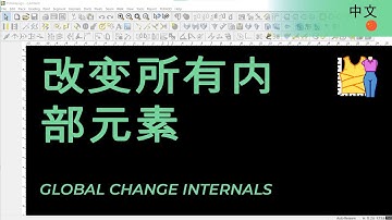 中文 - Global Change Internals | TUKAdesign Video Help | CAD Pattern Making Software | Chinese