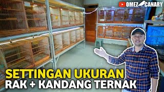 Review Settingan Rak Kandang & Lampu Untuk Ternak Kenari