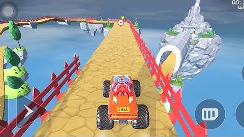 Stunts With The Monster Truck |  Car Stunts Climb 3D | IOS Gameplay videos