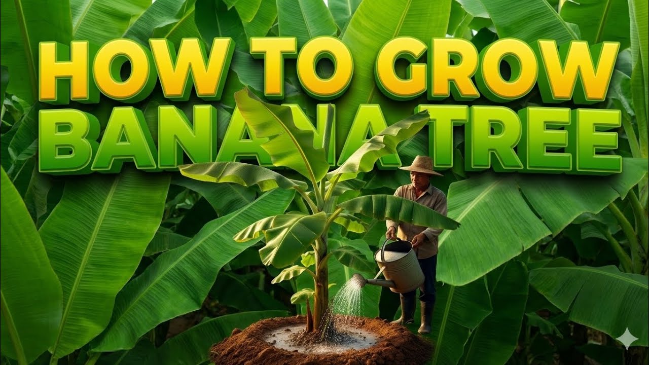 How to grow banana tree | grow banana plantation| fruit gardening 