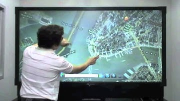 nLighten Multi Touch Display :  MS Surface Globe - VISITELECOM