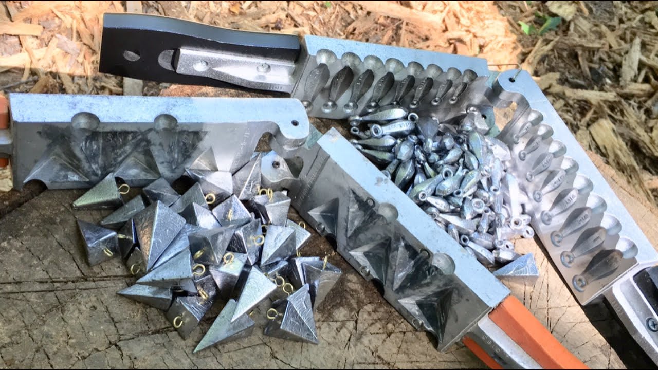 Recycling Lead with “Do-it” Fishing Weight molds 