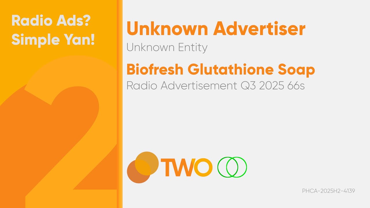 biofresh glutathione soap Biofresh Glutathione Soap Radio Ad Q3 2025 66s (Cebuano Version)
