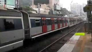 {ERL} The Special Motor MLR train depart MTR ShaTin Station