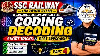 CODING DECODING \\ PART 4 \\ for SSC Railway and other exams