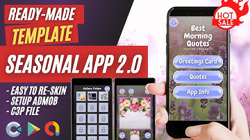 Seasonal Apps Template using Construct 3