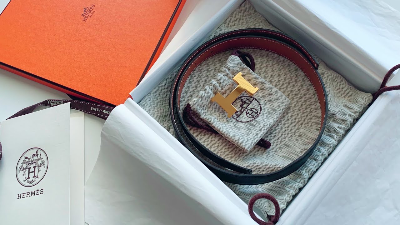 Hermes Constance Buckle and Belt - Unboxing 