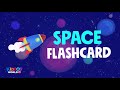 Space and Planets Flashcards - Names of Planets for Kids - Learn the Solar System for Children
