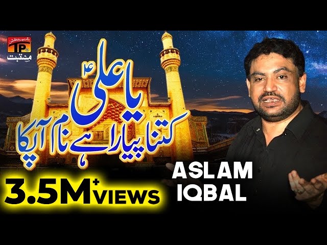 Ya Ali Kitna Pyara Hai Naam Apka | Aslam Iqbal | Tp Manqabat class=